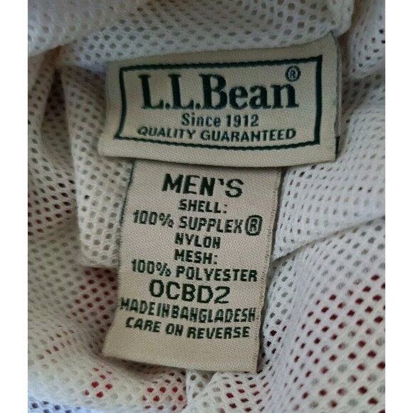 L.L. Bean Swim Trunks Men's Large Tropical Red Pockets - Picture 3 of 5